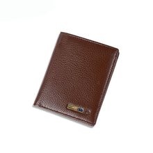 Load image into Gallery viewer, Smart Wallet Men Cowhide Leather Bifold Wallet Anti Lost Wallet Tracking Wallet Genuine Leather Tracker Wallet Men Card Holder